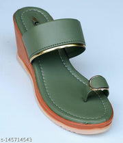 Readyway women,s solid toe-ring heel