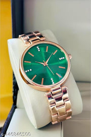 "Analog Women's Watch Stainless Steel Dial Wrist Watches for Women Stylish Belt Ladies Watch - Water Resistant Watches for Girls"