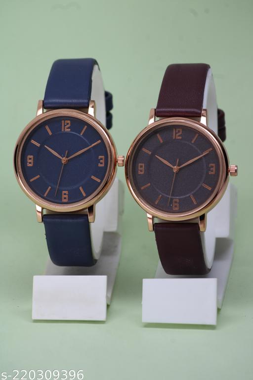 Attractive Ethnic Embossed Designer Leather Belt Analog Watches for Women Watches for Girls