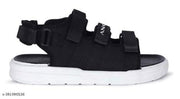 Men's Black Lightweight casual Sandals Floaters - Pack of 1