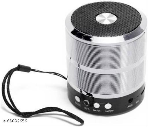 VA WS-887 SLR Mini Bluetooth Speaker | Superb Sound Quality | Powerful Speaker | Built-in Mic for Hands Free 5 W Bluetooth Speaker  (Silver, Stereo Channel)
