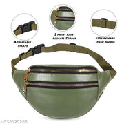 Waist Pack for Travel, Hiking & Sports – Unisex Zip Pouch Belt Bag for Phone, Money & Documents