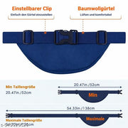 Waist Bag, Multi-Pocket Lightweight, Durable Compact Fanny Pack (blue))
