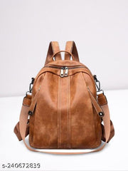 Women Leather Convertible Shoulder Bag Ladies Anti theft Satchel Sling Travel