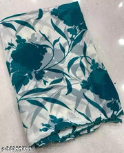 Georgette Printed Saree (With Lace)