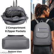 Trendy Premium  water proof 20L  Grey  Backpack for women I college backpack I picnic backpack I travel backpack I ladies backpack I girls backpack I backpack for  girls I trendy backpack I laptop backpack I