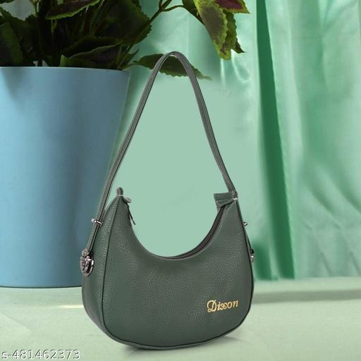 Dixon Dixon Dark Green Women Sling Bag Casual Half Moon Unique Design Shoulder Side Sling Bag For Women