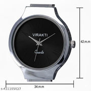 Unique and attractive solid round dail high quality stainless steel chain watches for girls and women