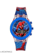New Latest 2024 Attractive Round Moving Dial Analog Watch Analog Watch - For Boys & Girls New Attractive Round Lightning Spider Dial Analog Watch For Kids