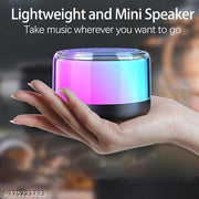 bluetooth speakr, best bluetooth speaker, mini Bluetooth speaker, base Bluetooth speaker, Bluetooth Speaker 3D with Loud Stereo Sound and Long Playtime Mini Speaker Easy to Carry, Portable Wireless Bluetooth Premium Speaker - - RGB Lights