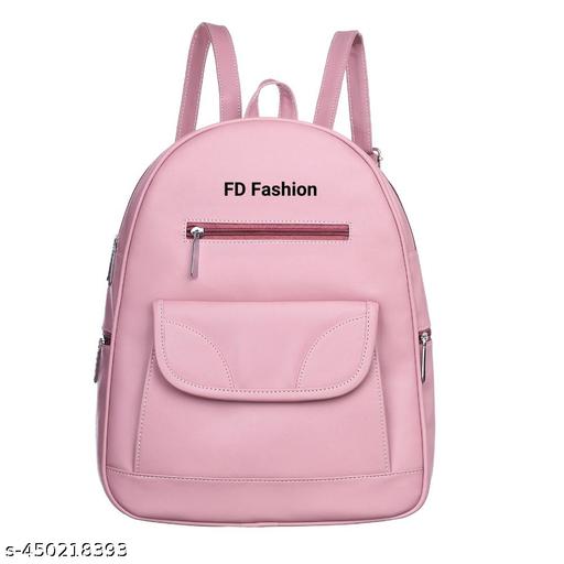 Trendy Premium  water proof 20L  Light Pink  Backpack for women I college backpack I picnic backpack I travel backpack I ladies backpack I girls backpack I backpack for  girls I trendy backpack I laptop backpack I