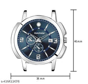 Stainless Steel Round Dial Analog Watch for Men's & Boy's