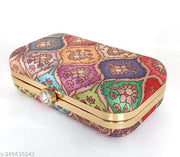 Attractive & Stylish Good Quality Printed Trendy Beautiful Clutch handbag Purse For Wedding, Party, Bridal, Casual