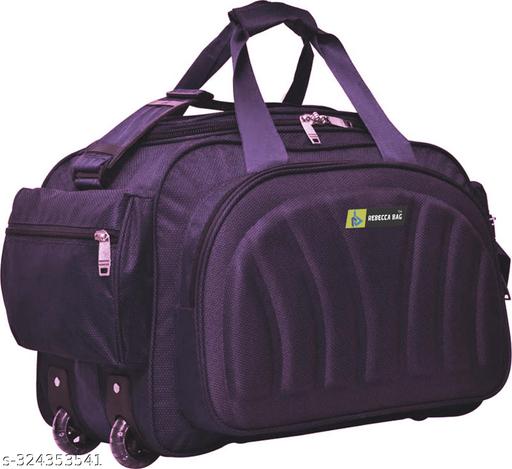 Rebecca luggage duffel trolley travel bag