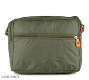 Sling Bag | Cross Body Multipurpose Hand Bag | Sling Bag For Men & Women | Slim Bag for Office, Cash, Business Collection, Travelling |  Grey & Green Sling Bag (Pack of 2)