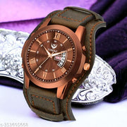 Lorenz Two-in-one detachable bracelet strap day & date watch for Men | watch for Boys (Brown) | MK-4029W
