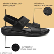 MOSHTO MEN Black Brown  sandal for men