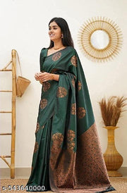 BEAUTIFUL RICH PALLU & JACQUARD WORK  SAREE