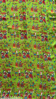 Georgette Printed Saree (Lace Border)