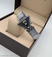 Stylish Triangle Watches Trending Watches Party Wear Watches Wrist watches Wedding Watch Classic Watches for Women Watches & Girls