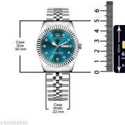 Legacy Series Stainless Steel Day and Date Functioning | Stylish Chain | Quartz Analog Watch for Boys/ Men