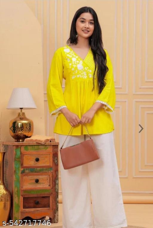 Short kurtis and different variant & colour s embroidery work designer kurtis beautiful short kurtis