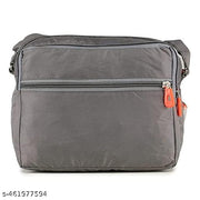 Men & Womens Cross Body Travel Sling Bag || Nylon Sling Bag || Cross Body Utility || Travel Bag || Office Business Messenger Bag || One Side Shoulder Bag for Men and Women Unisex || (Pack Of 2)