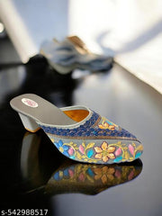 heel Embroidery Half multi jutis for women