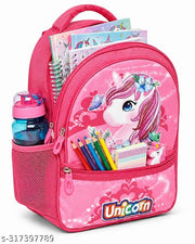 Lightweight Kids School Backpack 15L Cartoon Printed Bag for Boys & Girls | Cute Travel Backpack Bag for Children 3-5 Years Ideal for Preschool Nursery to 1st School Bag