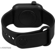 Trending Black Colour Small Led Light Digital Watch for Unisex Kids Boys n Girls