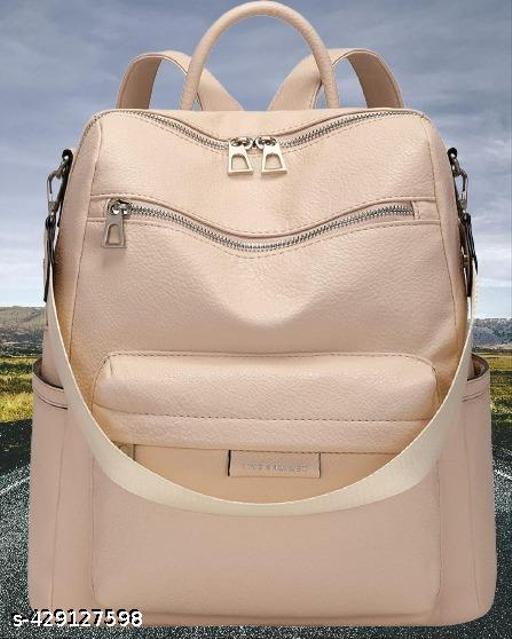 MomsyStore Women Leather Backpacks For Daily Travel Daypacks