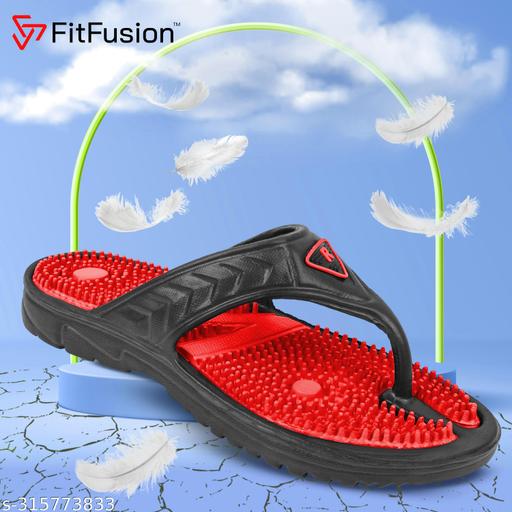 FitFusion Accupressure Slipper for Men Extra Soft and Outdoor Mens Flip Flop and Slide