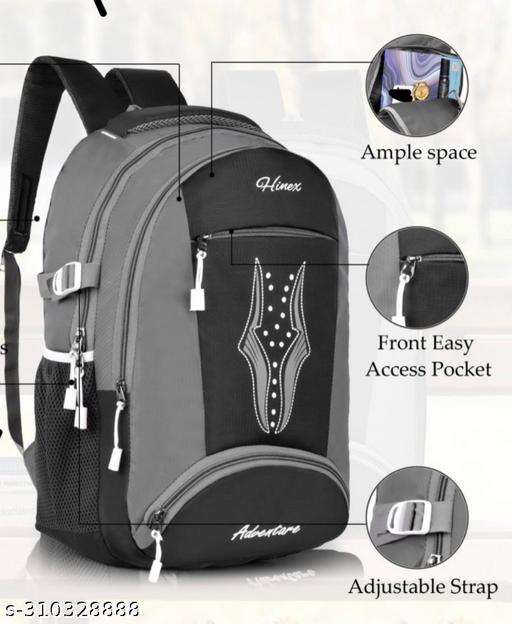 Size: M (15-30L) Smart bags Casual Waterproof Bag/Backpack for Men Women Boys Girls/Office School College Teens & Students with Rain Cover & free lunch box Poucch school bag laptop bag bags