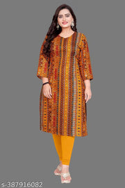 Alisha premium A-Line cotton kurti for woman