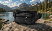 Latest Men Women Leather Waist Pack Travel Bags For Moneyy| Belt| Cards |Mobile| Documents| Kit| Books and Bills Dairy Pouch Cross Side Bag For Men Women .With Belt Stylish Small Luggage Accessories Bag I Waist Bags I Fanny pack.