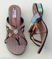 Name : stylish flat slipper Name: stylish flat slipper  Material: EVA Sone Material: Pvc Patterm solid Fastening  & Back Detail: Ankle Loop Net Quantity (N):1 Sizes: IND-4, IND-5, IND-6, IND-7, IND-8, IND-9 Country of Origin: