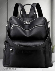 Bohobuzz Backpack Purse for Women Convertible Travel Vintage PU Leather Bag(Backpack,bag,backpack for women women bag fashion,stylish)