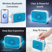 DPM Bluetooth Speaker with Mic, Loud Sound Output, RGB Lighting, Multi Playback