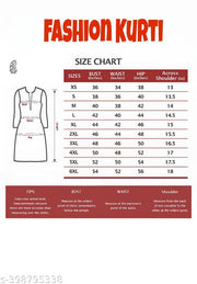Casual Regular Fit American Crepe Low Price Plain Kurti for Women's