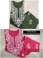Latest design cotton kurti combo