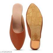 Women's Ballerina Shoes - Comfortable, Stylish Casual Footwear for Everyday Wear in Versatile Designs  Tan