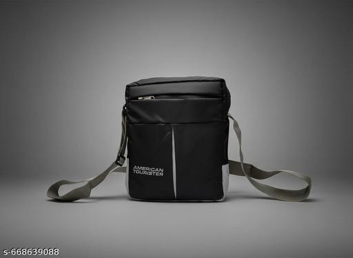 Stylish Cross Body Sling Bag for Men & Women | Office Travel Adventure Casual & Modern Lifestyle with Water resistant (Waterproof) & Adjustable Strap Messenger Bag , Side Bag, Storage Bag , Polyester Bag - Brand American Tourister
