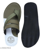 fancy and stylish leather look mens slippers