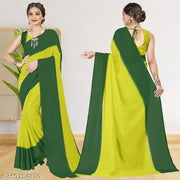 Anand Sarees Ombre Georgette Saree with Blouse Piece