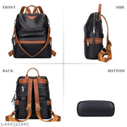Bohobuzz Backpack Purse for Women Convertible Travel Vintage PU Leather Bag(Backpack,bag,backpack for women women bag fashion,stylish)