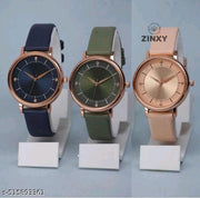 Luxury Pack of 3 Analog Watch for Women