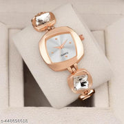 "Analog Women's Watch Stainless Steel Dial Wrist Watches for Women Stylish Belt Ladies Watch - Water Resistant Watches for Girls"