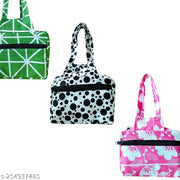Printed Small Hand Bag Pack of 3