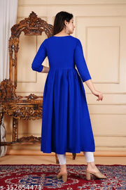 Anarkali Gown embroidry