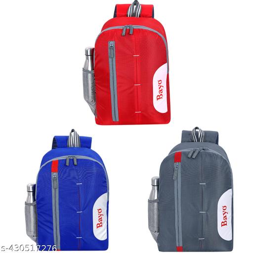 Bayo 25 L 3pc combo Casual Backpack For School Collage Office Tuition and Picnic Boys Girls Men & women Waterproof Laptop Bag